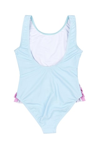 Costume intero - Celeste - Blu e rosa