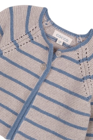 Cardigan - Grigio e blu