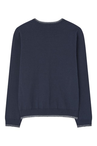 Cardigan - Navy - Blu e grigio