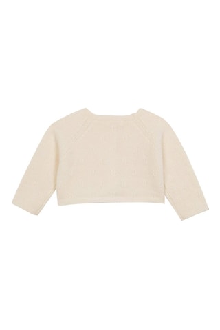 Cardigan in lana - Beige