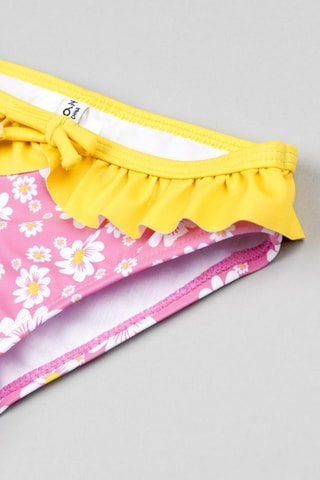 Slip bikini - Giallo - Giallo e rosa