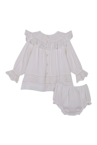 Blusa e bloomer - Bianco