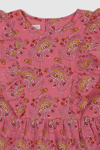 Abito con volant - Rosa
