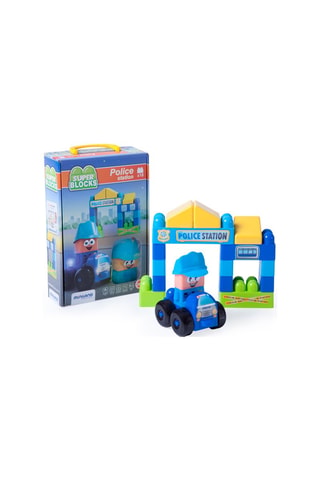 Gioco Super Blocks Commissariato - 18 pezzi - Da 18 mesi