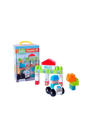 Gioco Super Blocks Hospital - 21 pezzi - Da 18 mesi