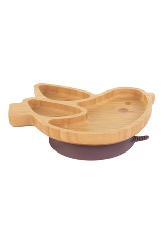 Piatto in bambù e silicone - 22 cm - Dalla nascita
