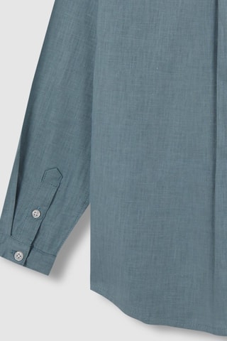 Camicia in lino - Verde
