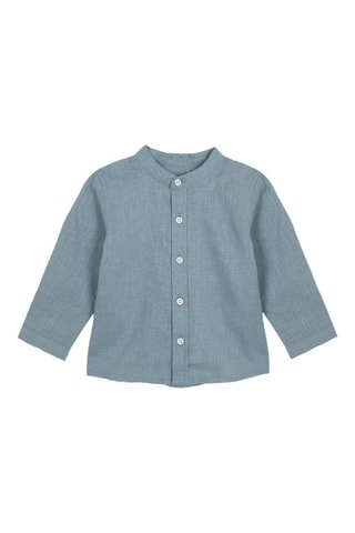 Camicia in lino - Verde
