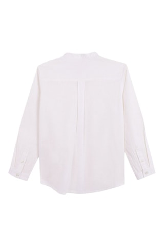 Camicia in lino - Bianco