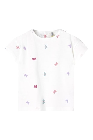 T-shirt - Ecrù - Bianco, rosso e verde