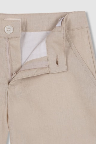 Shorts in lino - Beige