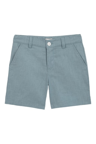Shorts in lino - Verde