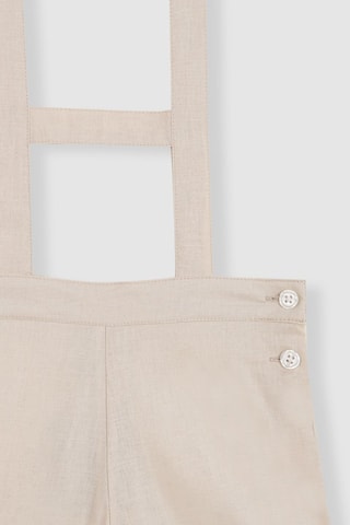 Shorts in lino - Beige