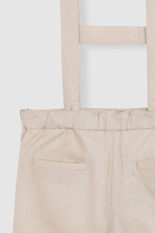 Shorts in lino - Beige