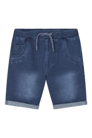 Shorts in jeans - Navy - Blu