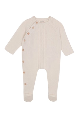 Tutina in lana merino - Ecrù
