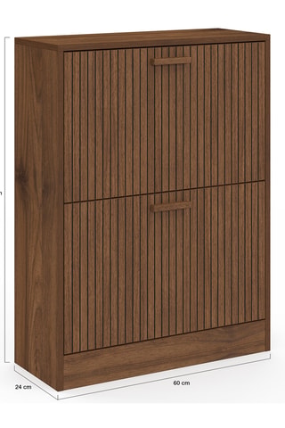 Scarpiera 2 ante Faustine - 80 x 60 x 24 cm