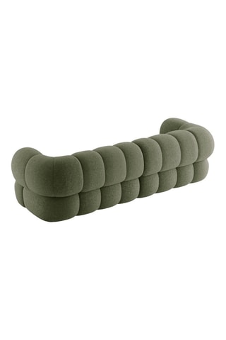 Canapé Maurice - Vert - 4 places - En tissu chenille