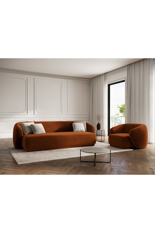 Fauteuil Louis - Terracotta