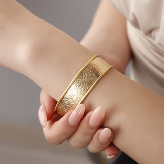 Bracciale bangle - Ottone placcato oro	
