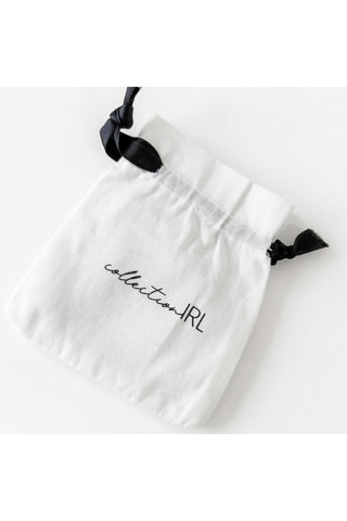 Pochette in seta - Bianco