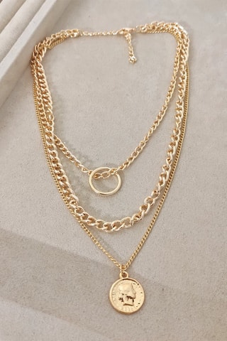 Collana laminato oro fino