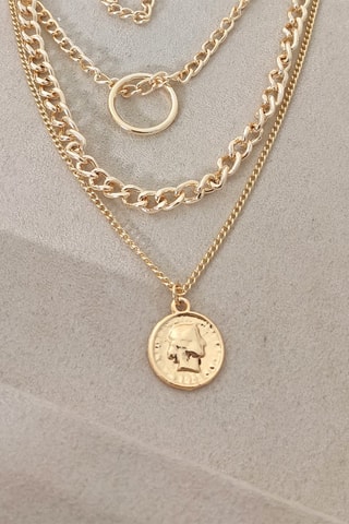 Collana laminato oro fino