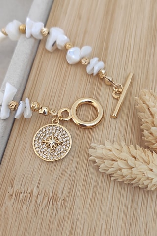 Bracciale - Madreperla e zirconi