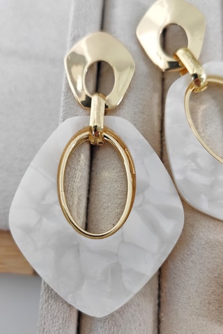 Boucles d'oreilles - Blanc
