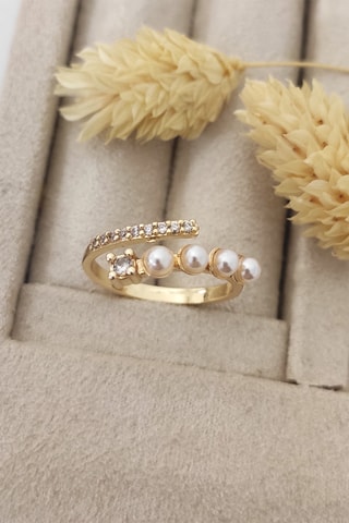 Anello - Placcato oro giallo