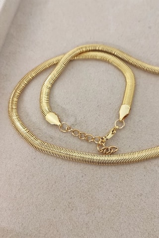 Collana laminato oro fino