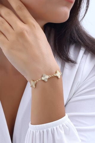 Bracciale laminato oro fino