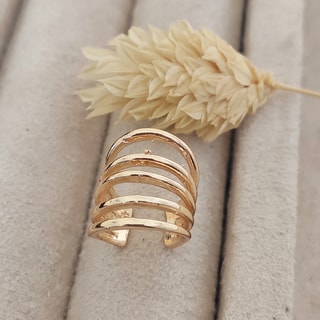 Earcuff - Ottone placcato oro
