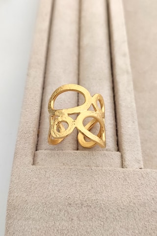 Anello - Placcato oro giallo