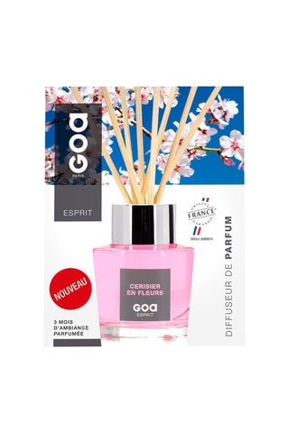 Ambientador de varillas Goatier Esprit - Cerezo en flor - 200 ml