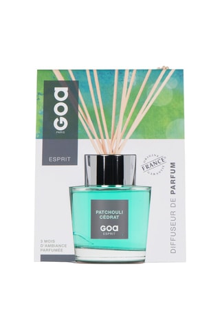 Ambientador de varillas Goatier Esprit - Pachuli y cidro - 200 ml
