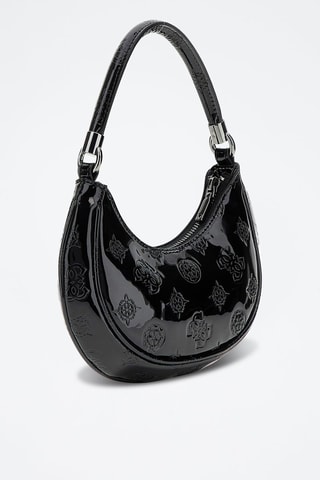 Sac à main verni Zalina - Noir - Guess