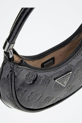 Sac à main verni Zalina - Noir - Guess