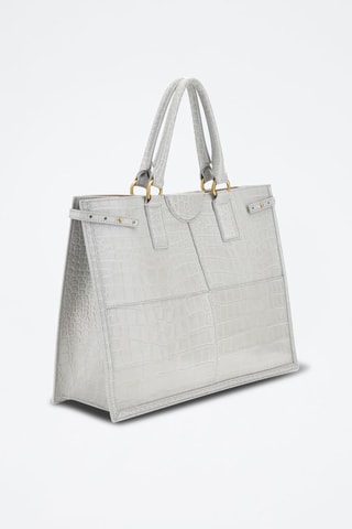 Sac à main en cuir Isa - Gris - Guess