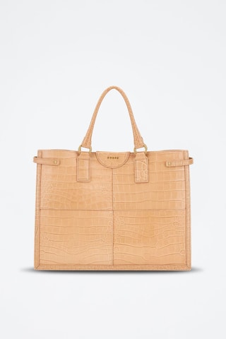 Sac à main en cuir Isa - Nude - Guess