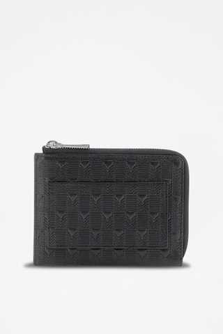 Porte-cartes en cuir - Noir - Guess