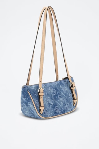 Sac porté épaule en jean Cerelia Mini - Bleu