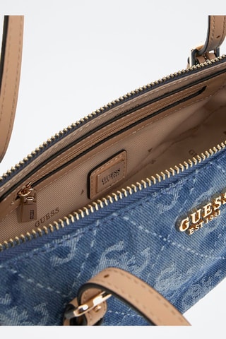 Sac porté épaule en jean Cerelia Mini - Bleu