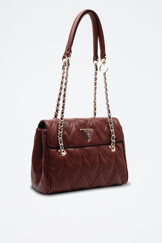 Sac porté épaule Eda - Bordeaux - Guess