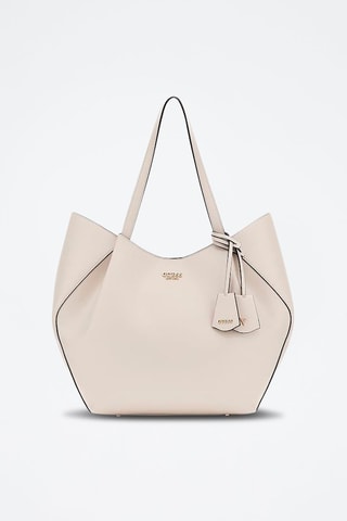 Sac porté épaule et pochette Amorette - Taupe - Guess