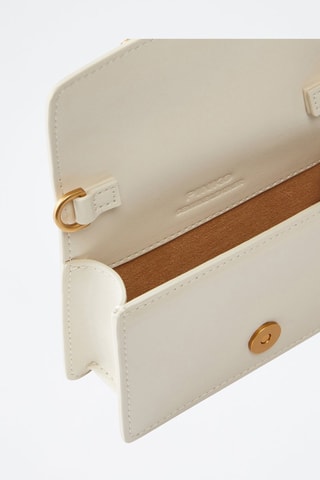 Sac bandoulière en cuir - Blanc