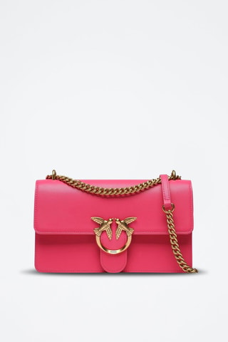 Sac bandoulière en cuir - Rose