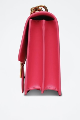 Sac bandoulière en cuir - Rose