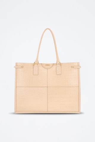 Cabas en cuir Isa - Beige - Guess