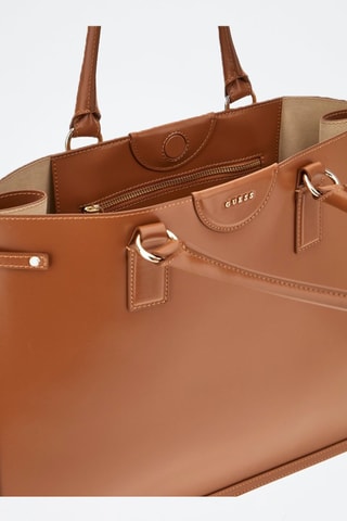 Cabas en cuir Isa - Camel - Guess
